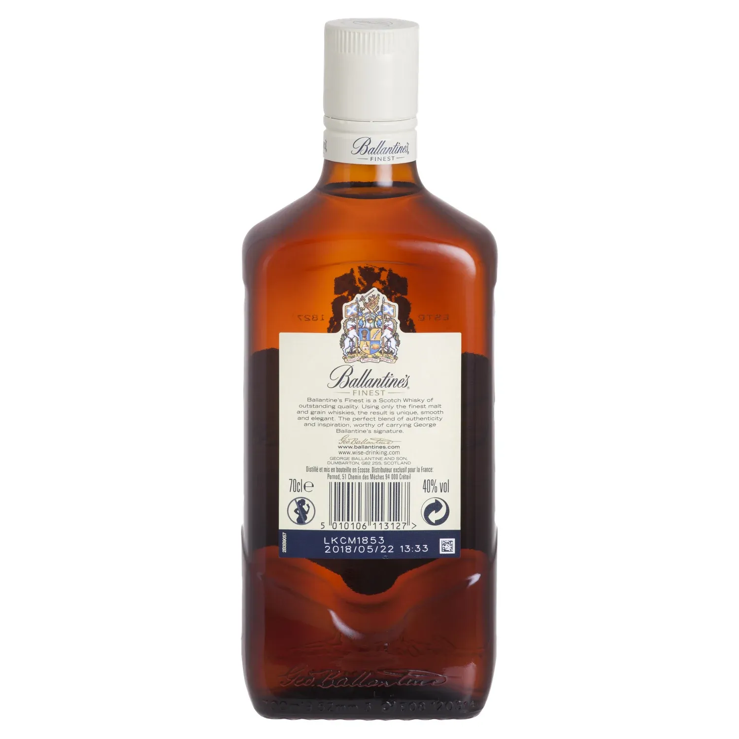 Whisky blended scotch Finest BALLANTINE'S