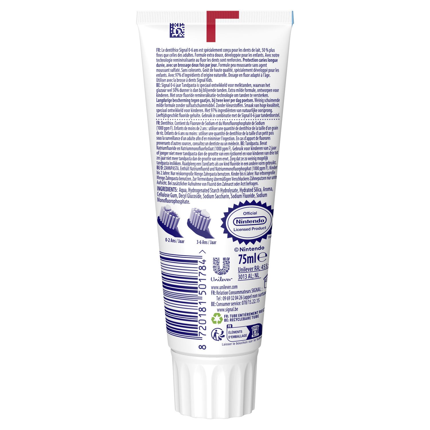 Dentifrice Enfant 0-6 ans Fruité Super Mario SIGNAL