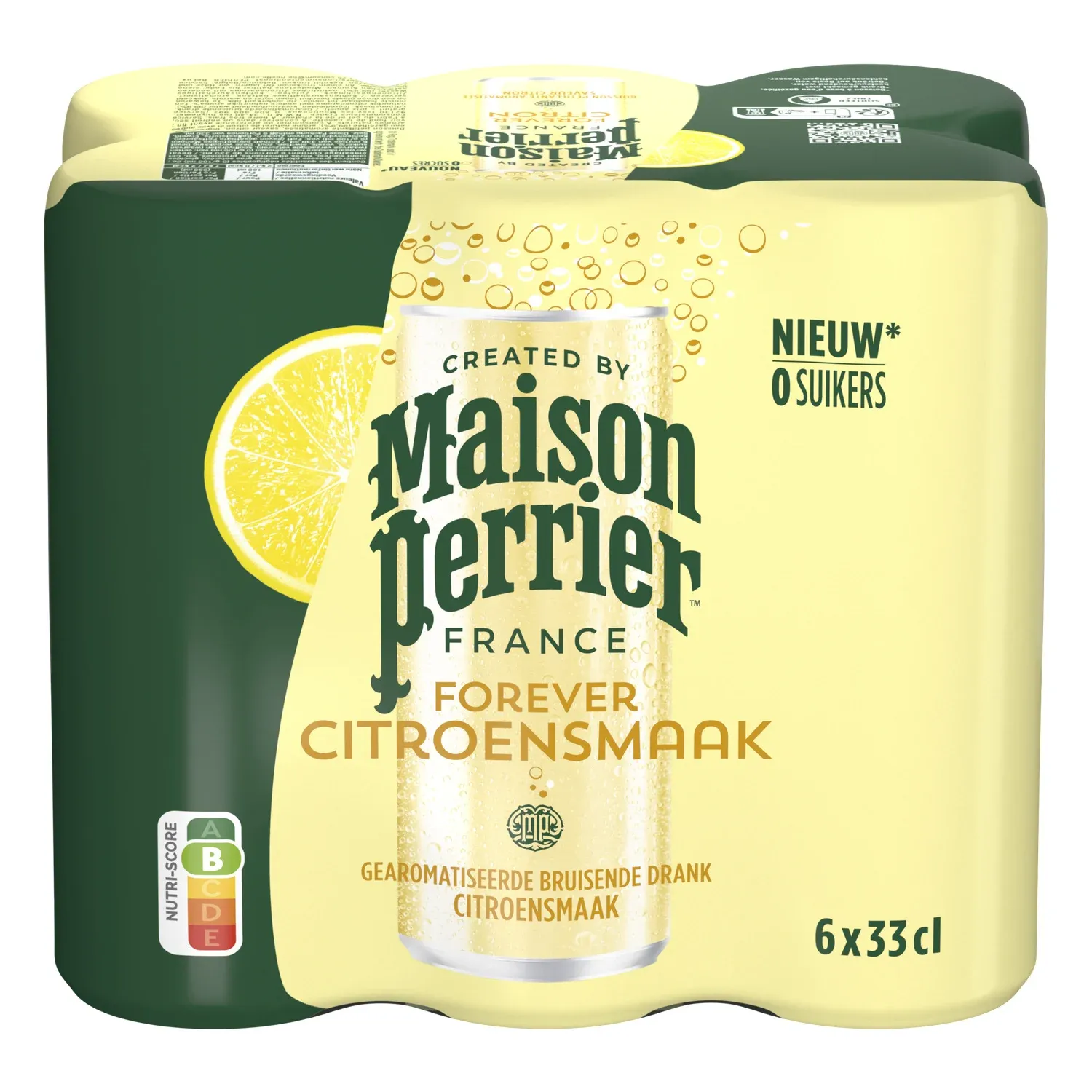 Eau Gazeuse Aromatisée Citron MAISON PERRIER