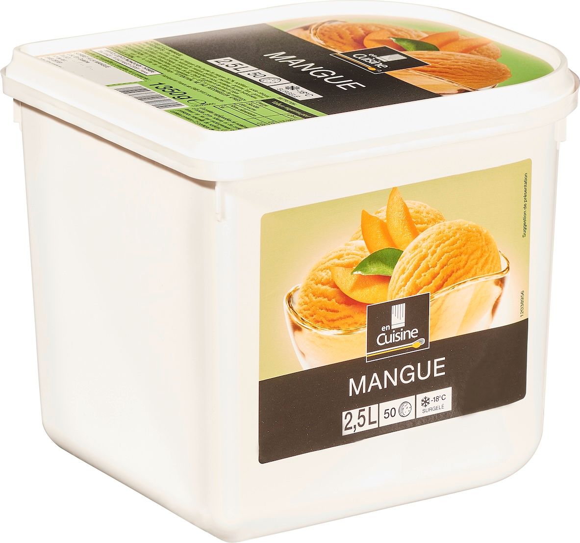 Sorbet mangue 2,5 l