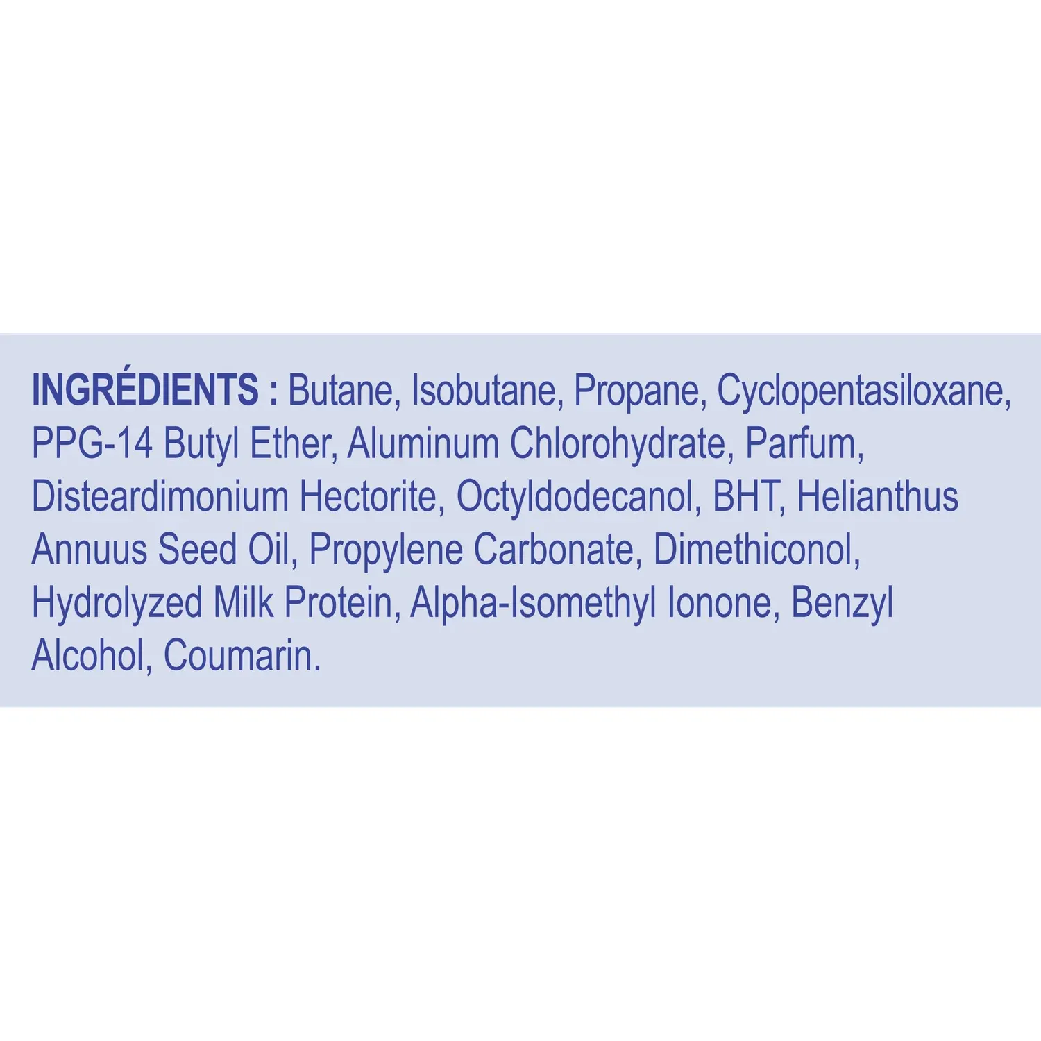 Déodorant spray Anti-transpirant 48h Anti-traces Lait et Coton MONSAVON