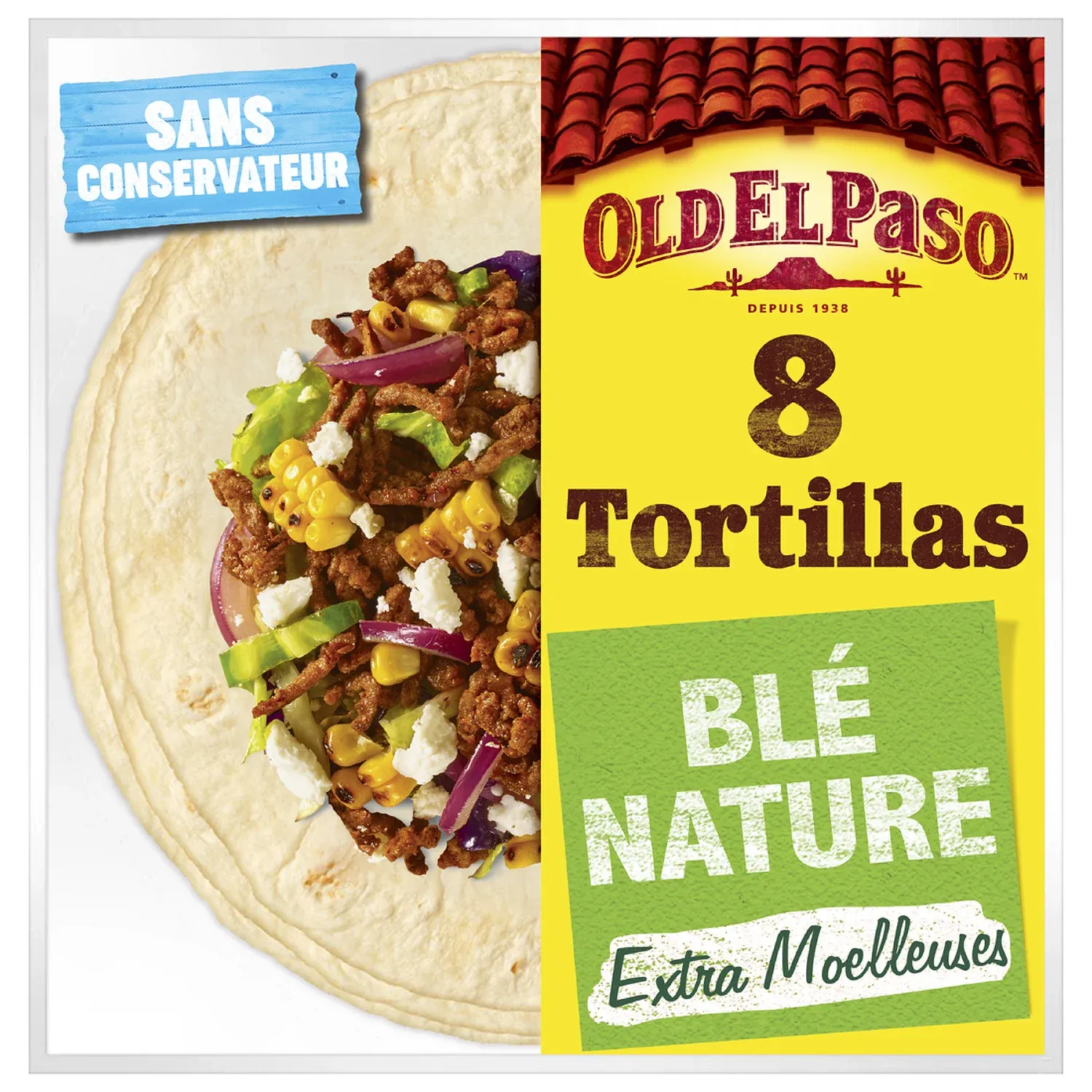 Tortillas De Blé Nature OLD EL PASO