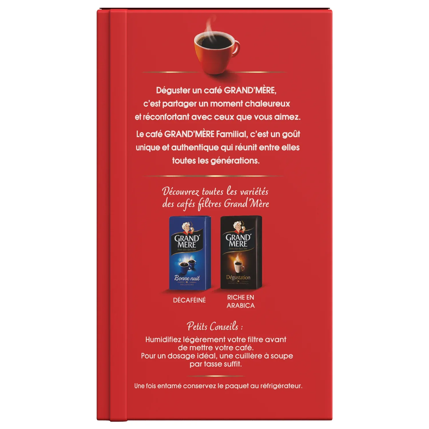 Café moulu familial GRAND'MERE