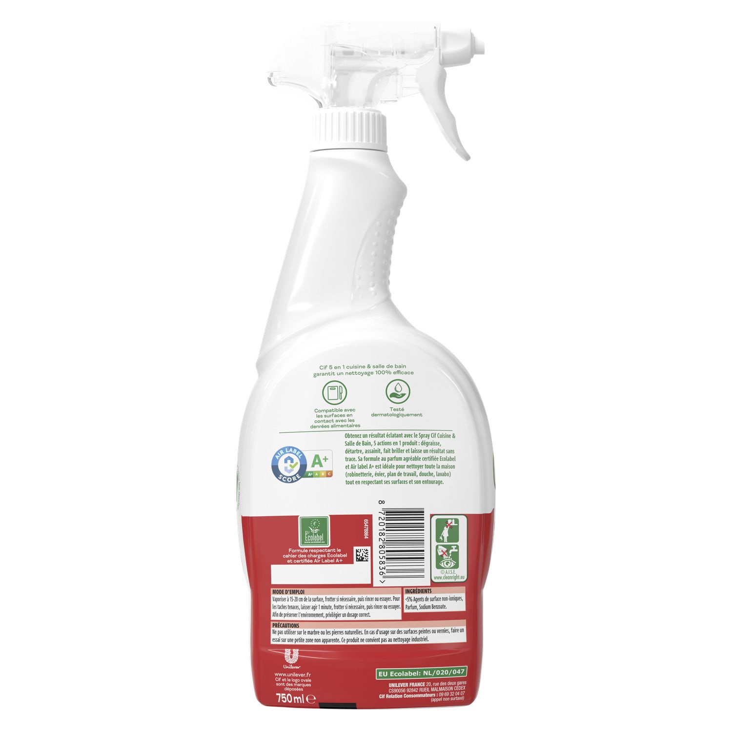 Nettoyant Ménager Cuisine Salle de Bain Multi-Usages CIF