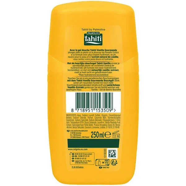 Gel Douche Vanille Gourmande - 250ml
