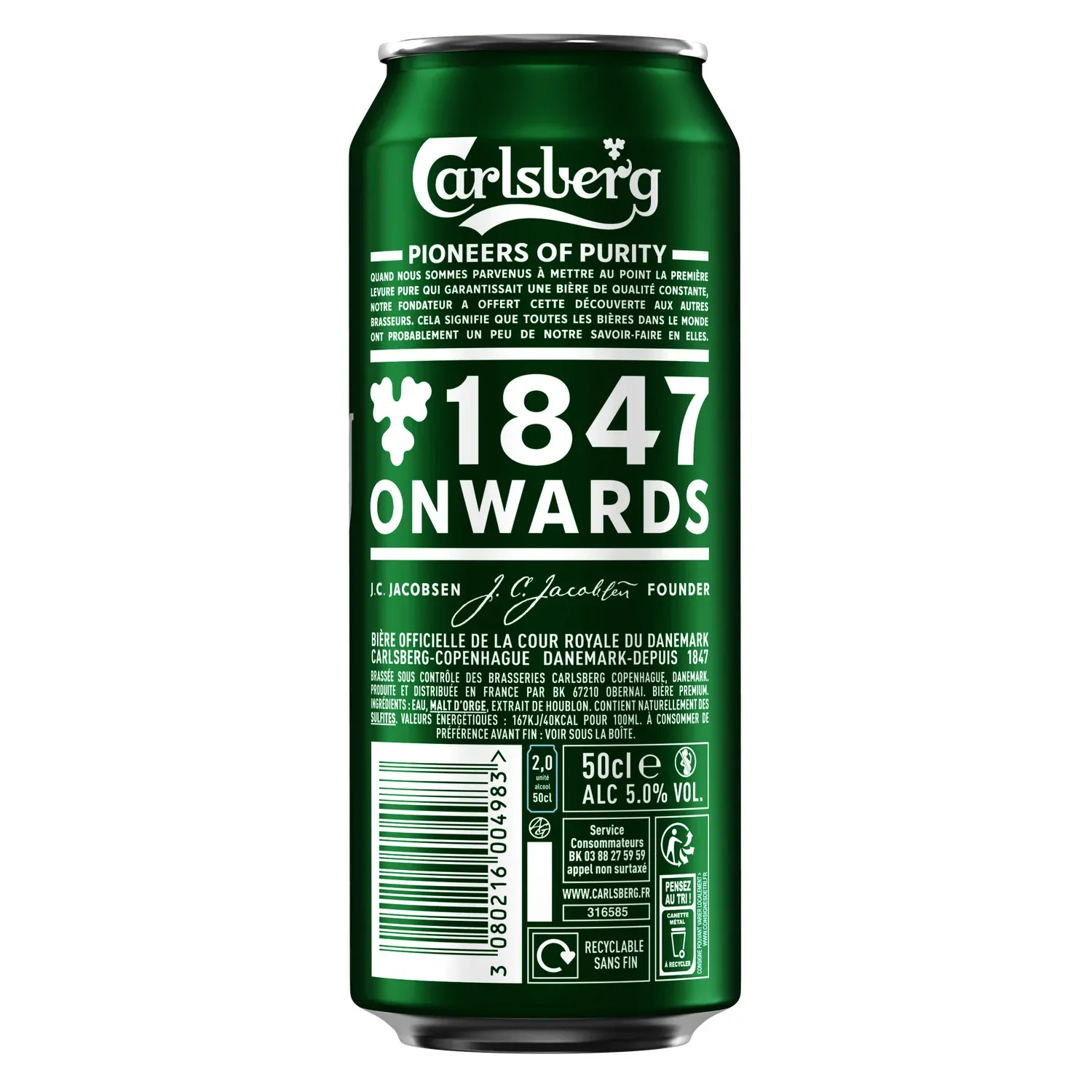 Bière Blonde 5% CARLSBERG