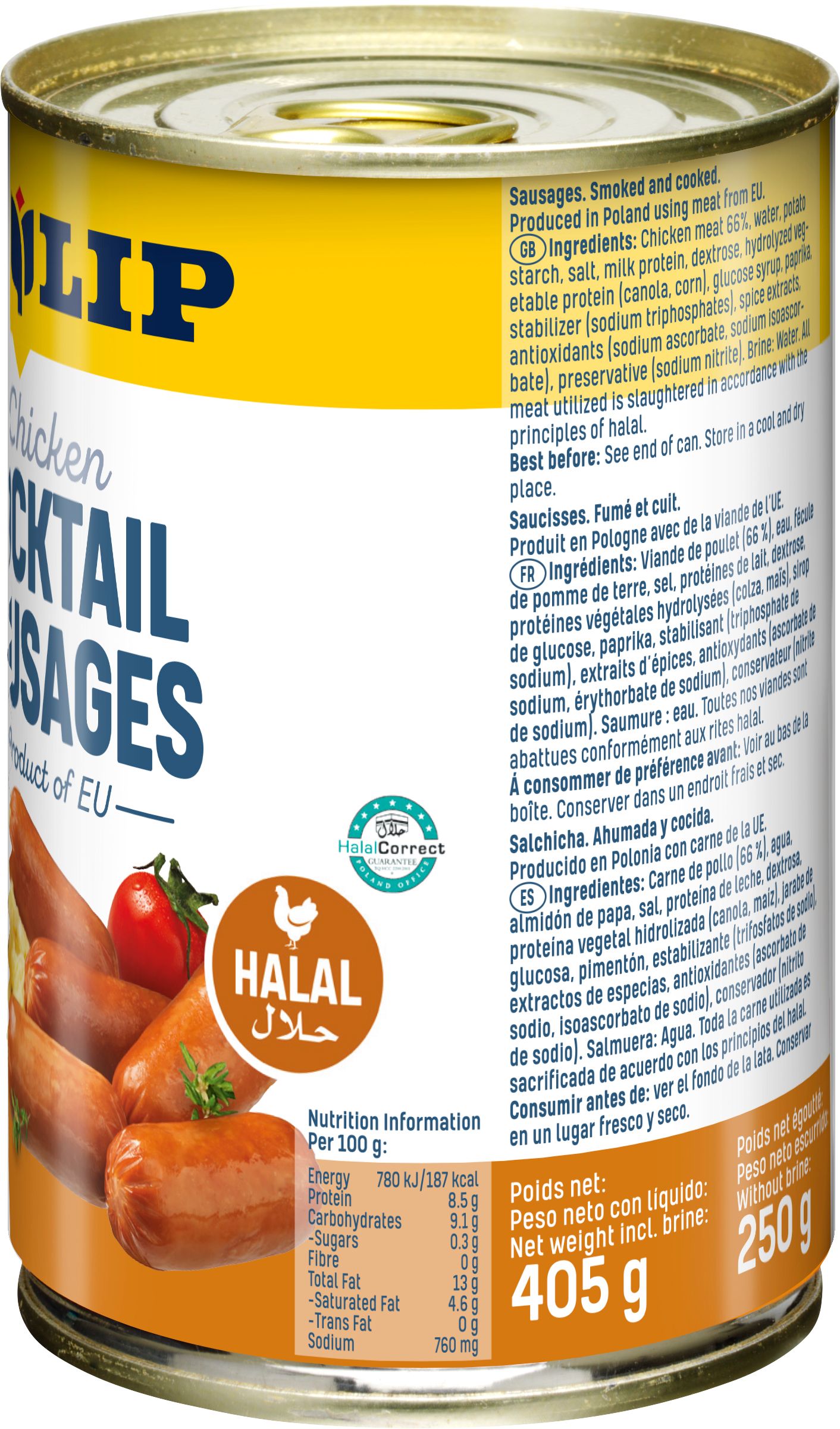 Chicken Cocktailsausage 24/250g