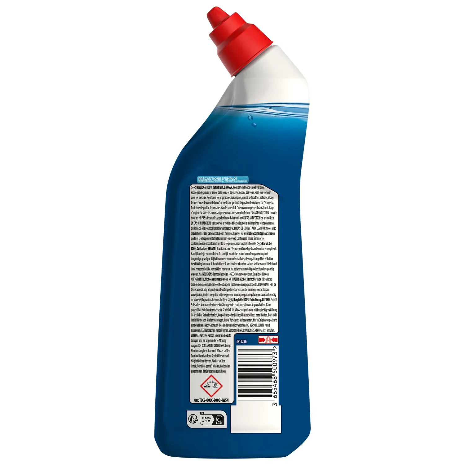 Gel WC 100% Détartrant Action Rapide HARPIC