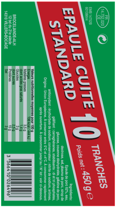 EPAULE CUITE STANDARD