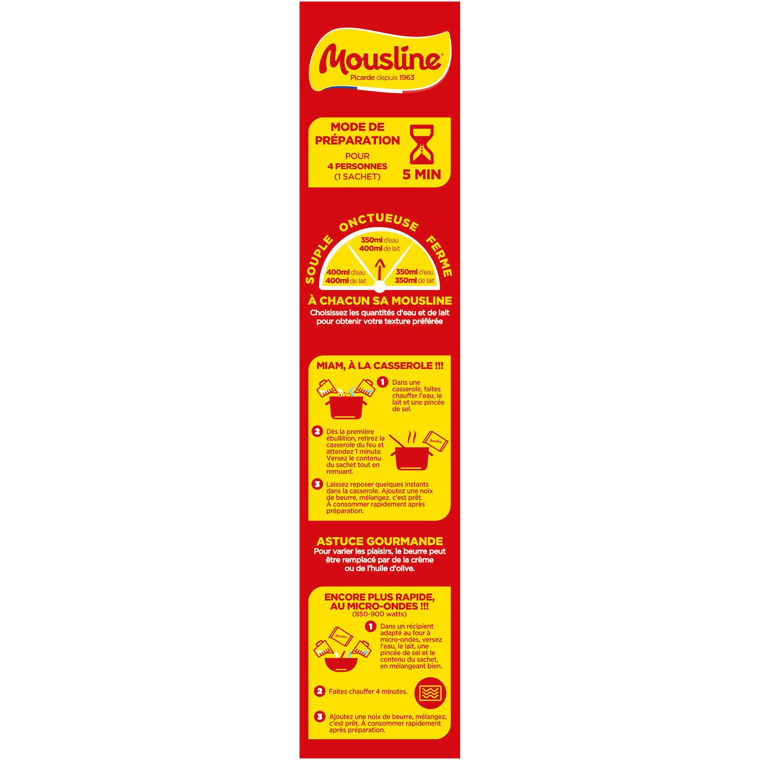 Purée  en flocons  MOUSLINE