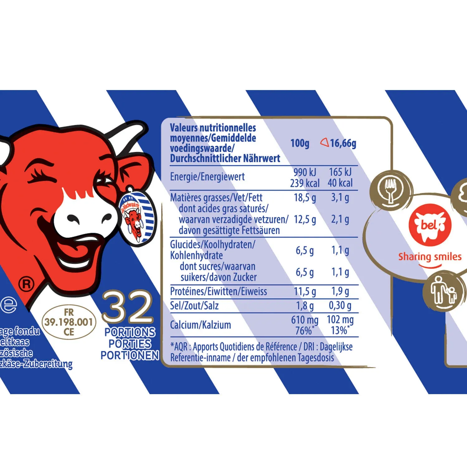 Fromage Fondu LA VACHE QUI RIT