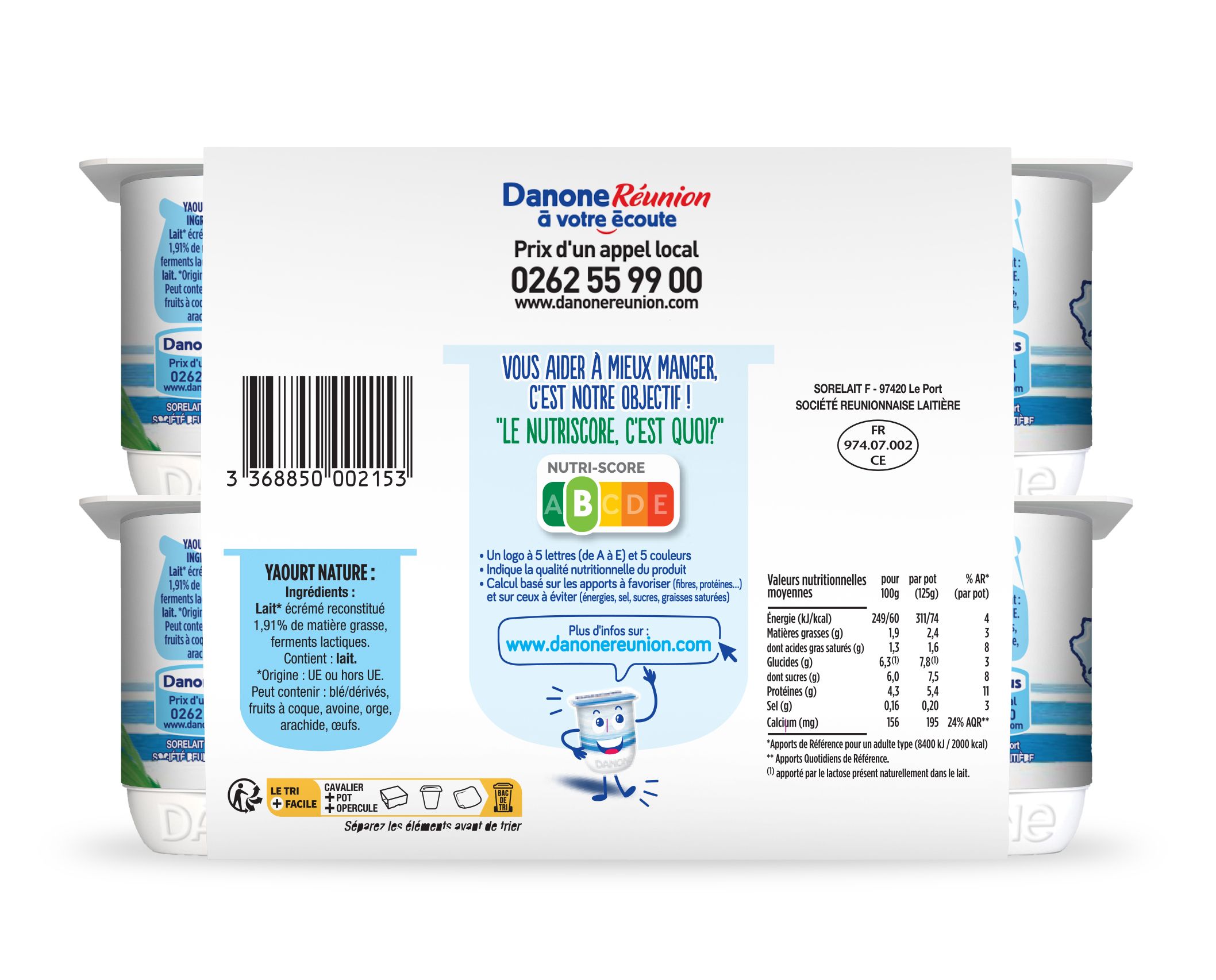 DANONE NAT 12X125G BQP