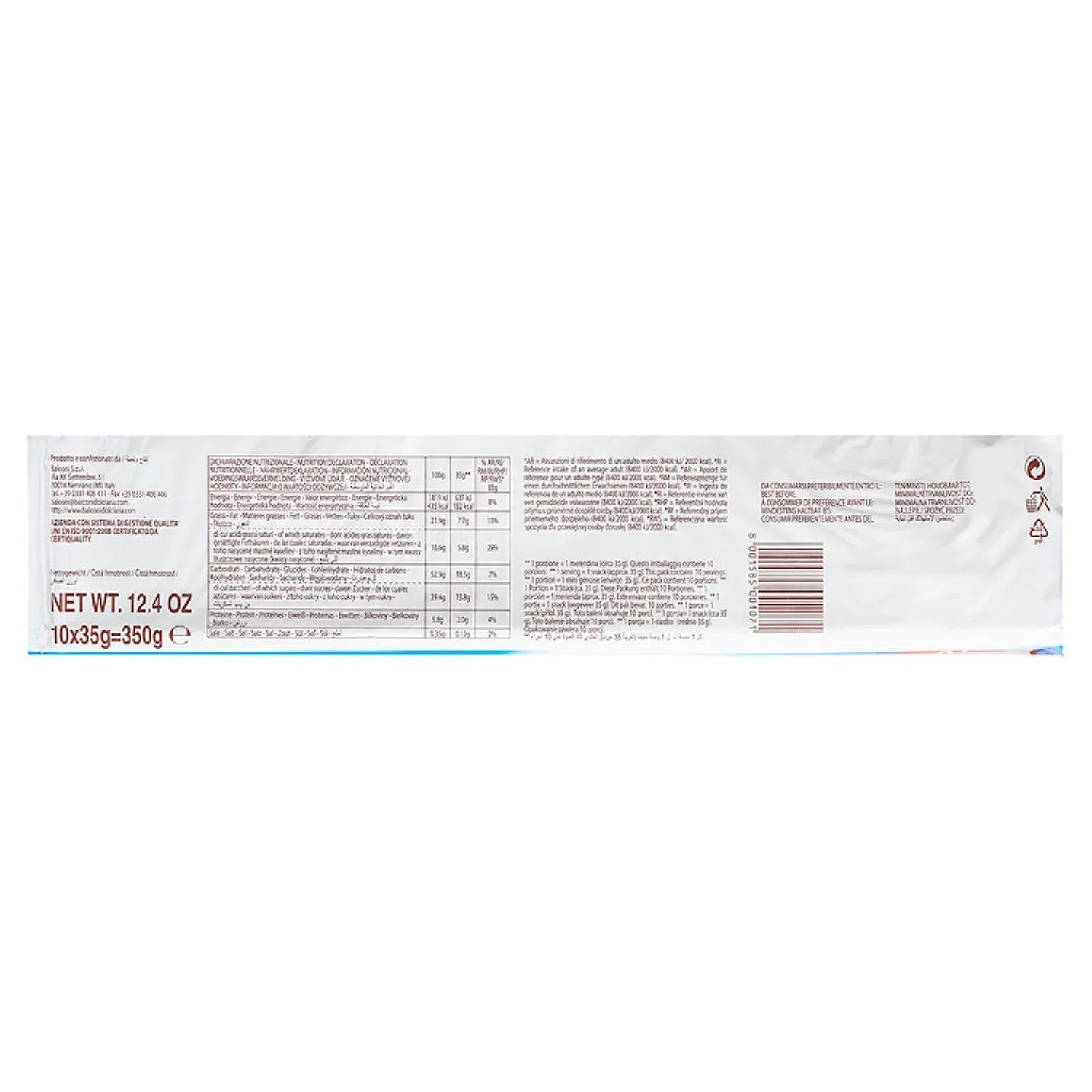 Gâteaux Mini génoises cacao maigre BALCONI
