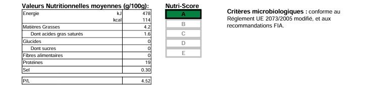 FOIES DE POULET EN BARQUETTE 500G SOUS ATMO MAITRE COQ CONGELES