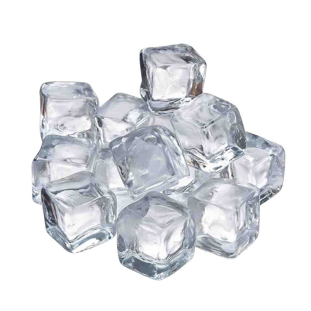 Quelques glaçons ou de la glace pilée