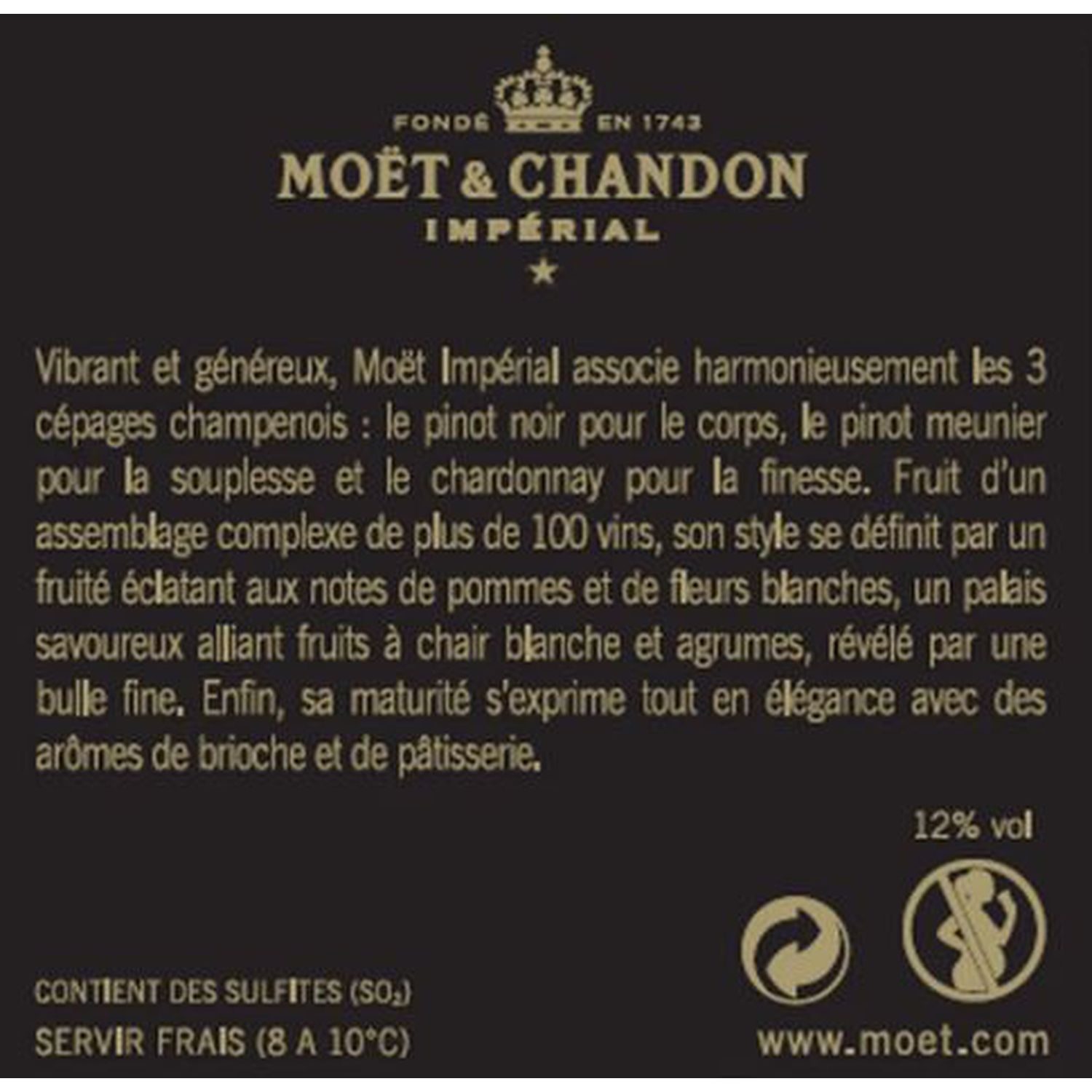 Champagne   Impérial Brut 12% MOET & CHANDON
