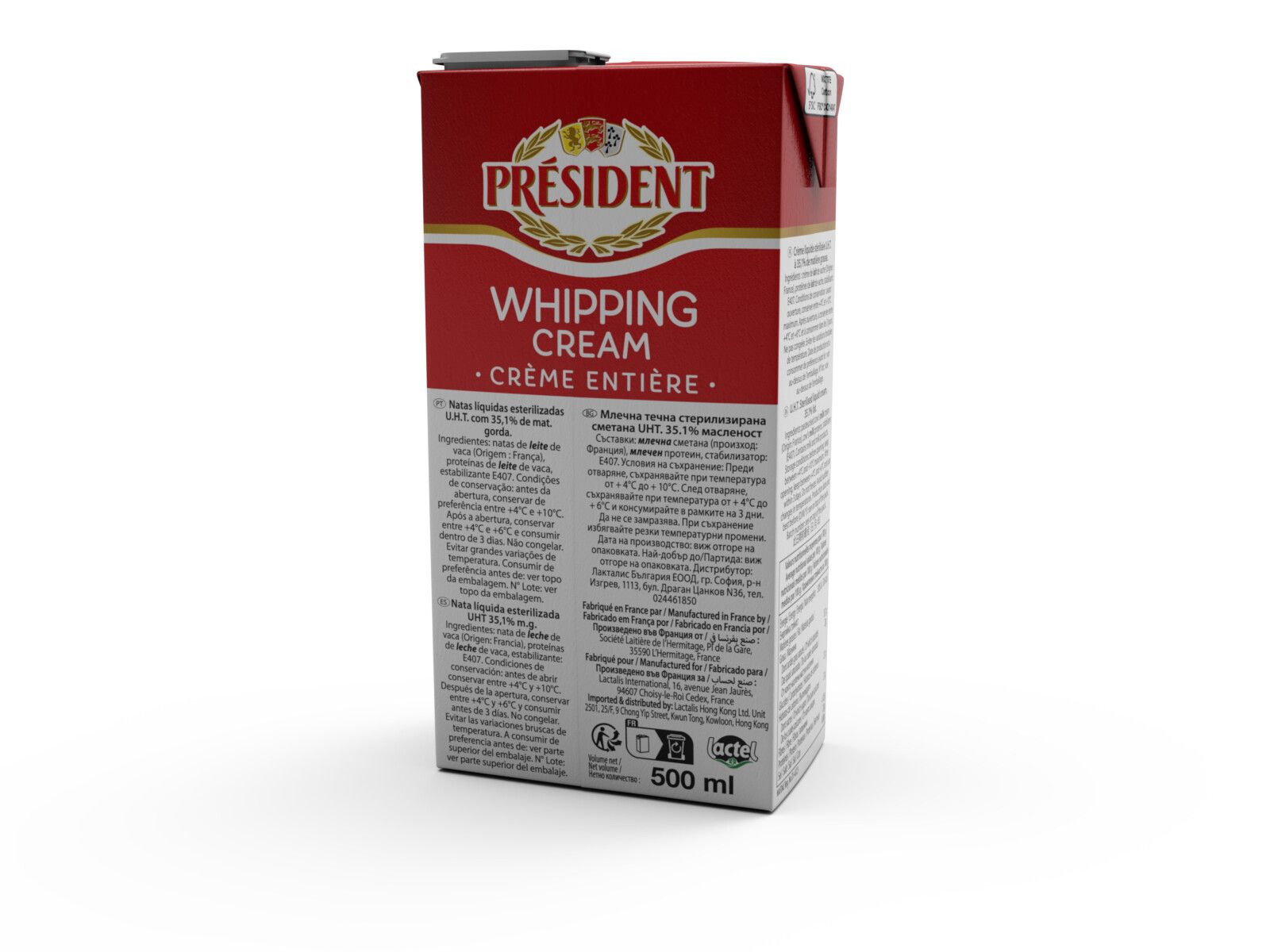 CREME UHT 50CL PRESIDENT