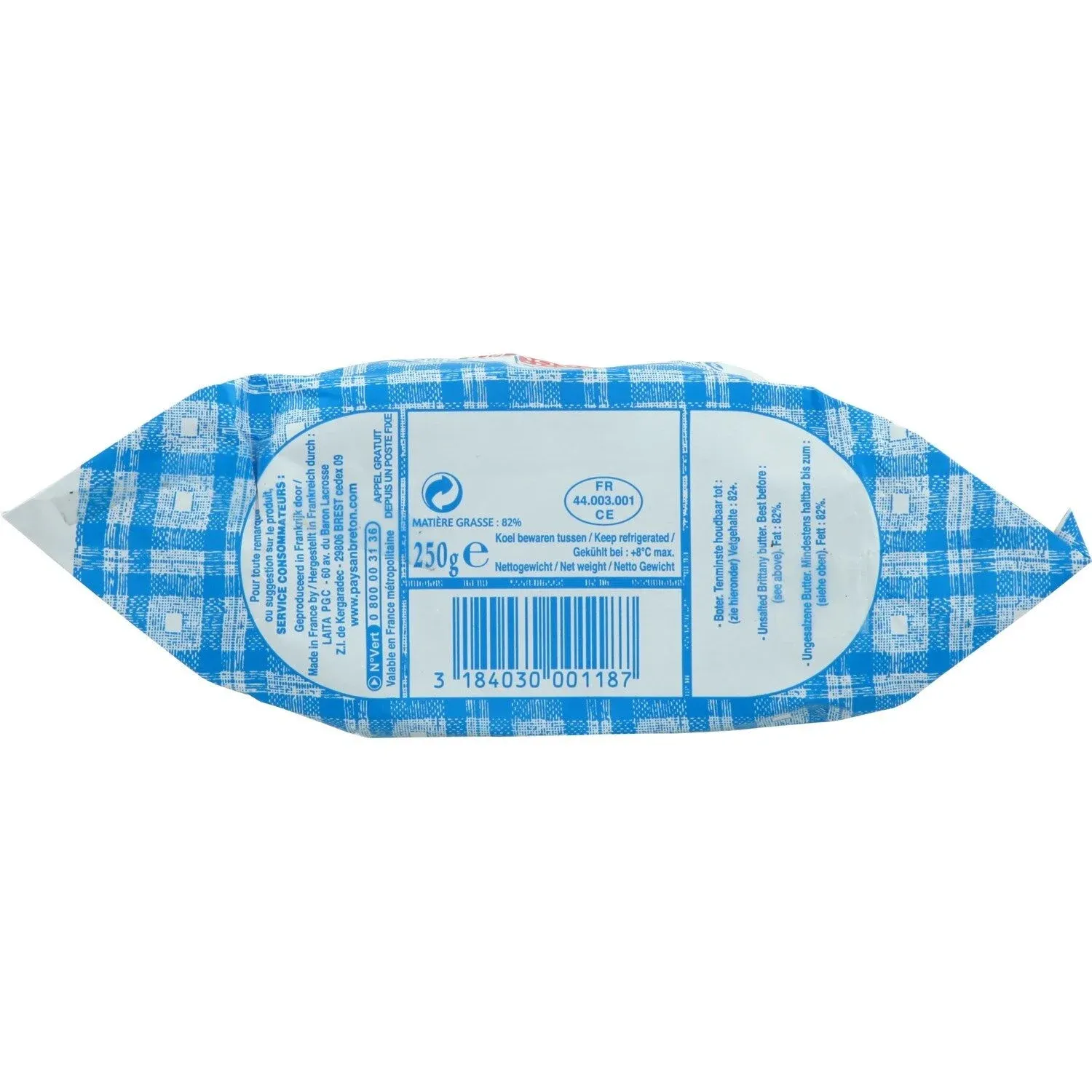 Beurre Doux Moulé PAYSAN BRETON