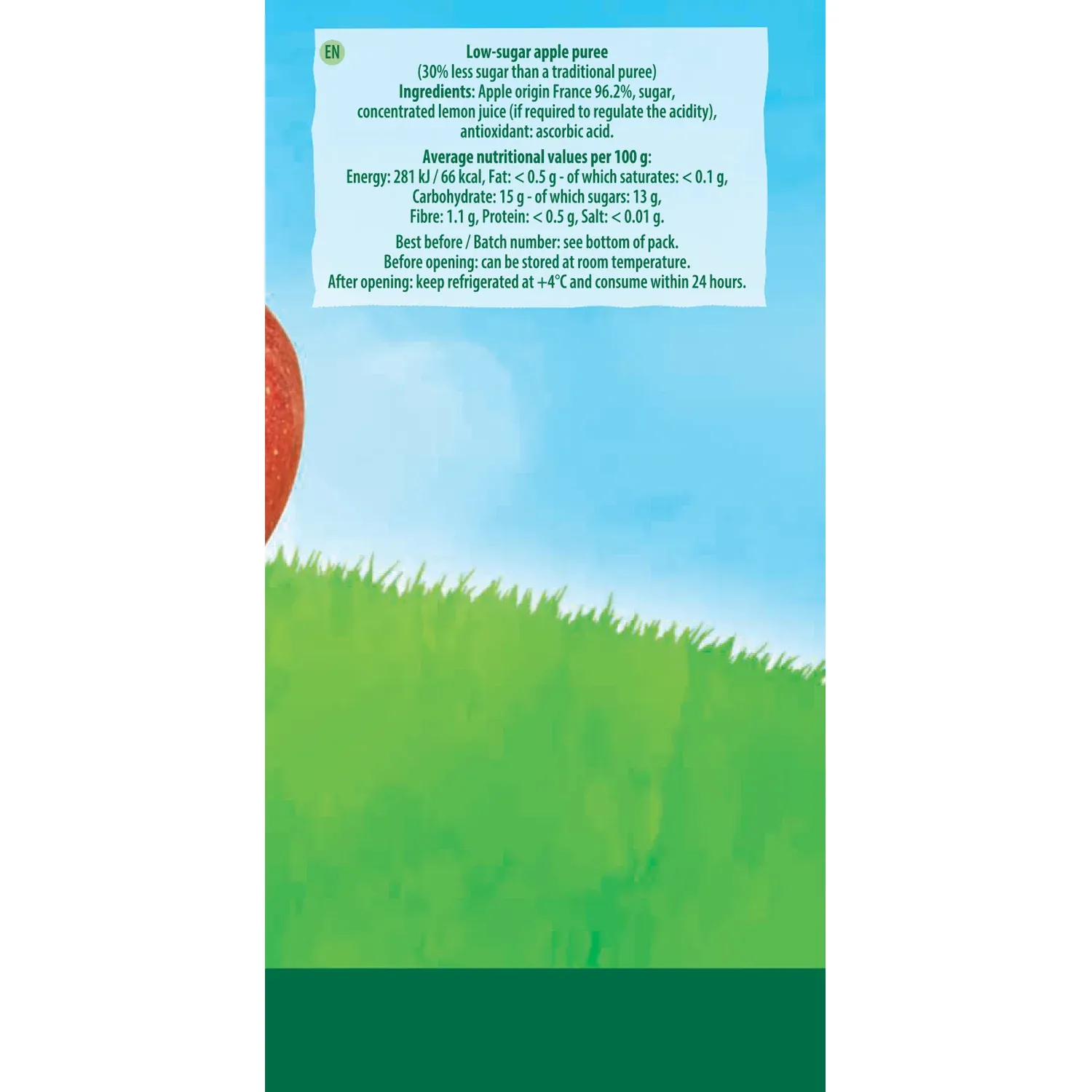 Compotes pomme nature POM'POTES