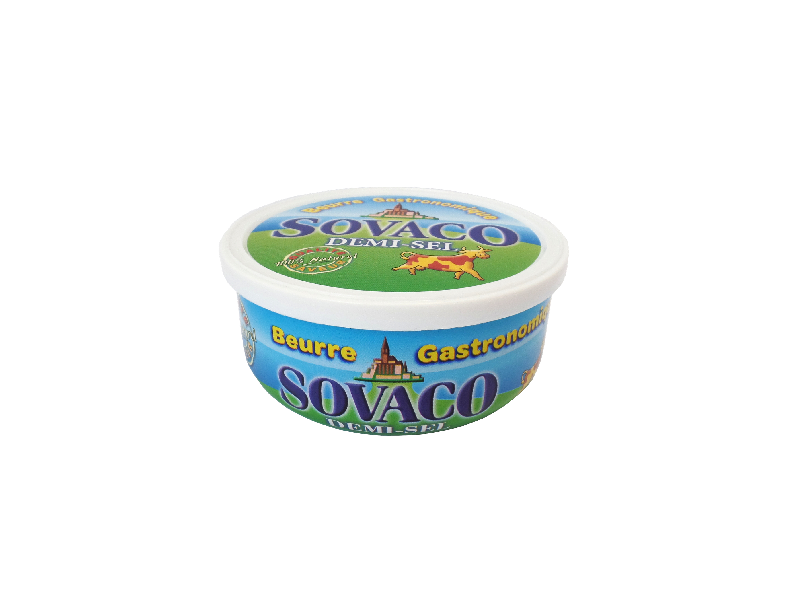 BEURRE SOVACO 1/2 SEL 250 G