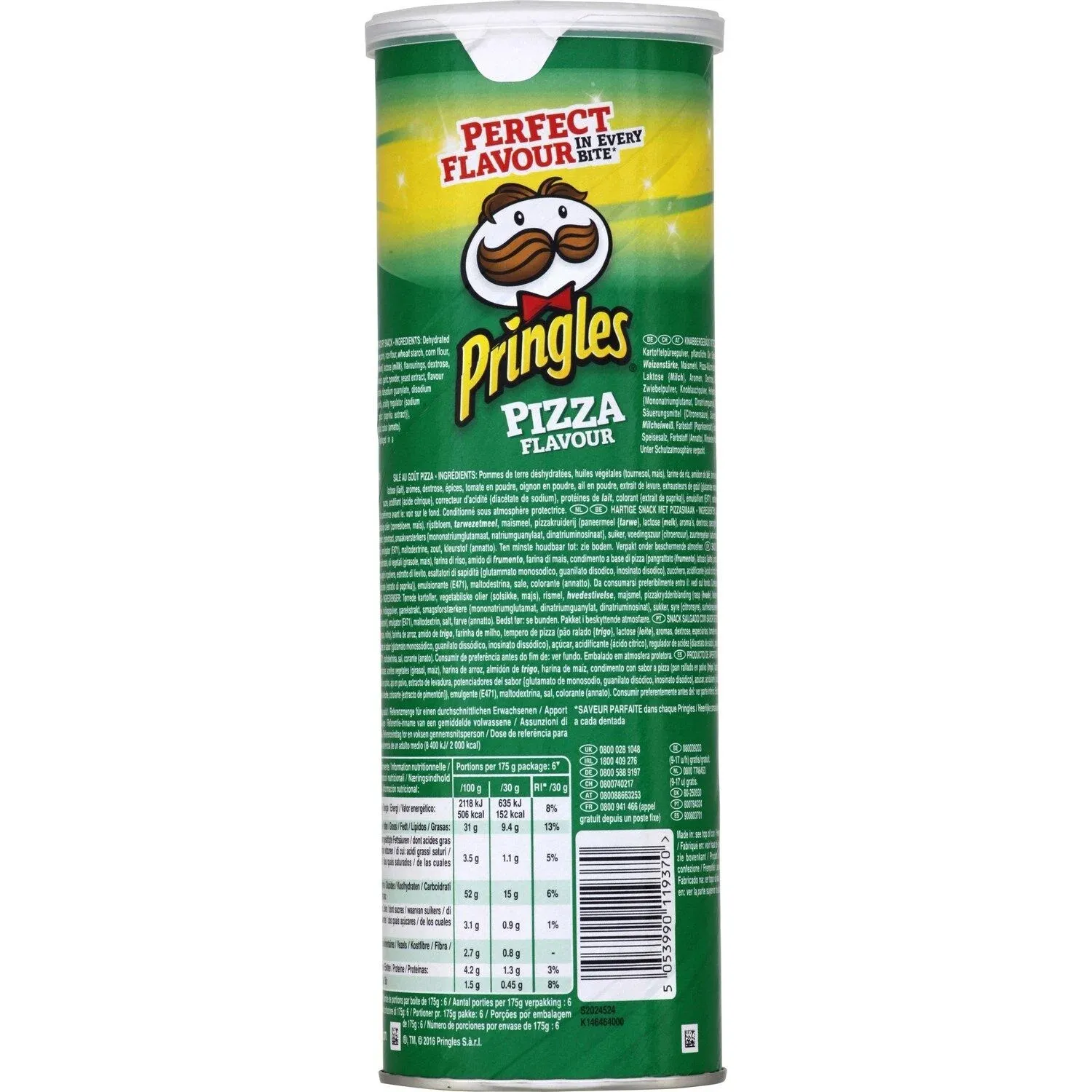 Biscuits apéritifs goût pizza PRINGLES