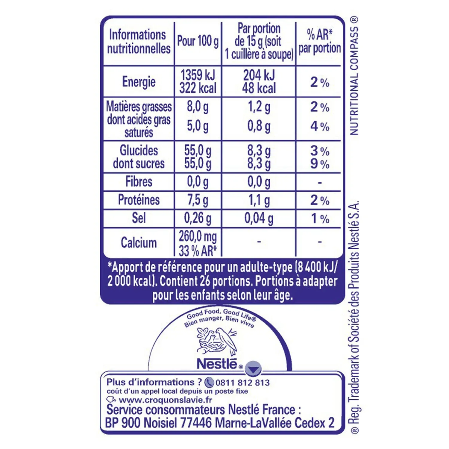 Lait concentré sucré NESTLE