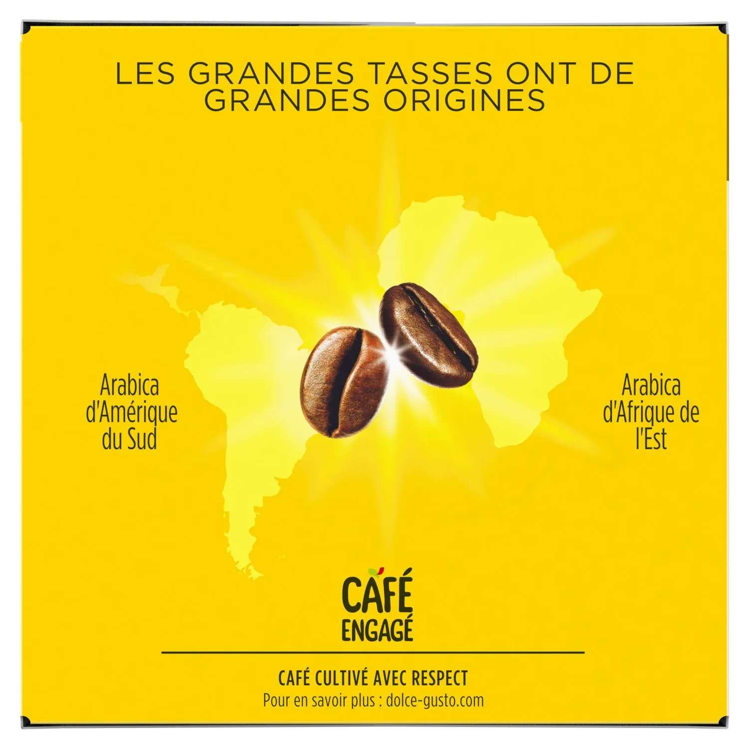 Café capsules Compatible Dolce Gusto Grande NESCAFE