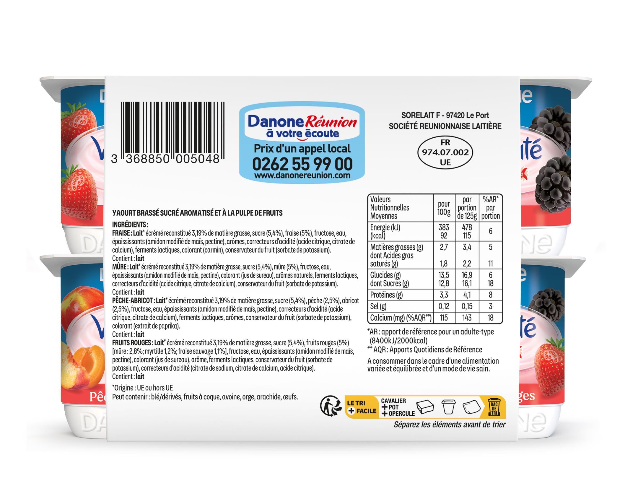 VELOUTE 125GX12 FRUIX RG