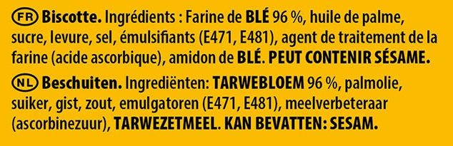 HEUDEBERT LA BISCOTTE 96% DE CEREALE FORMAT FAMILIAL 830G