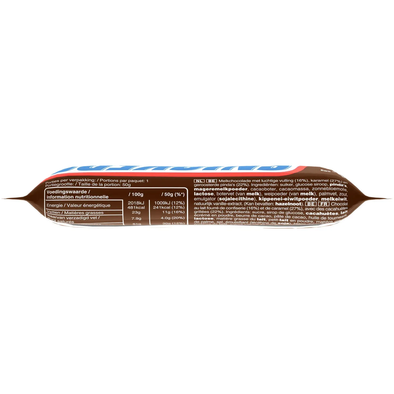 Barre chocolatée fourrée cacahuètes et caramel  SNICKERS