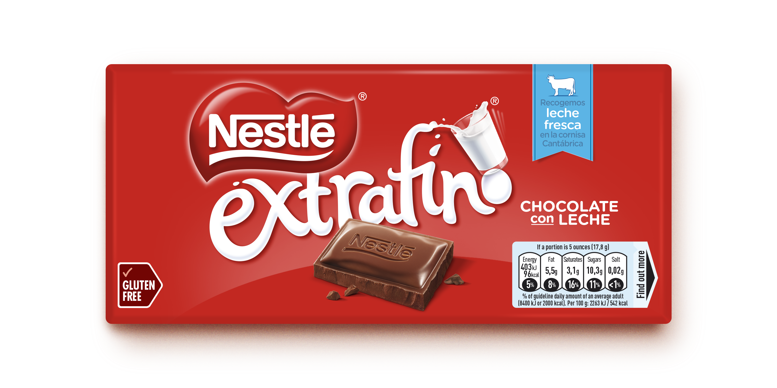 Tablette Extrafino Lait