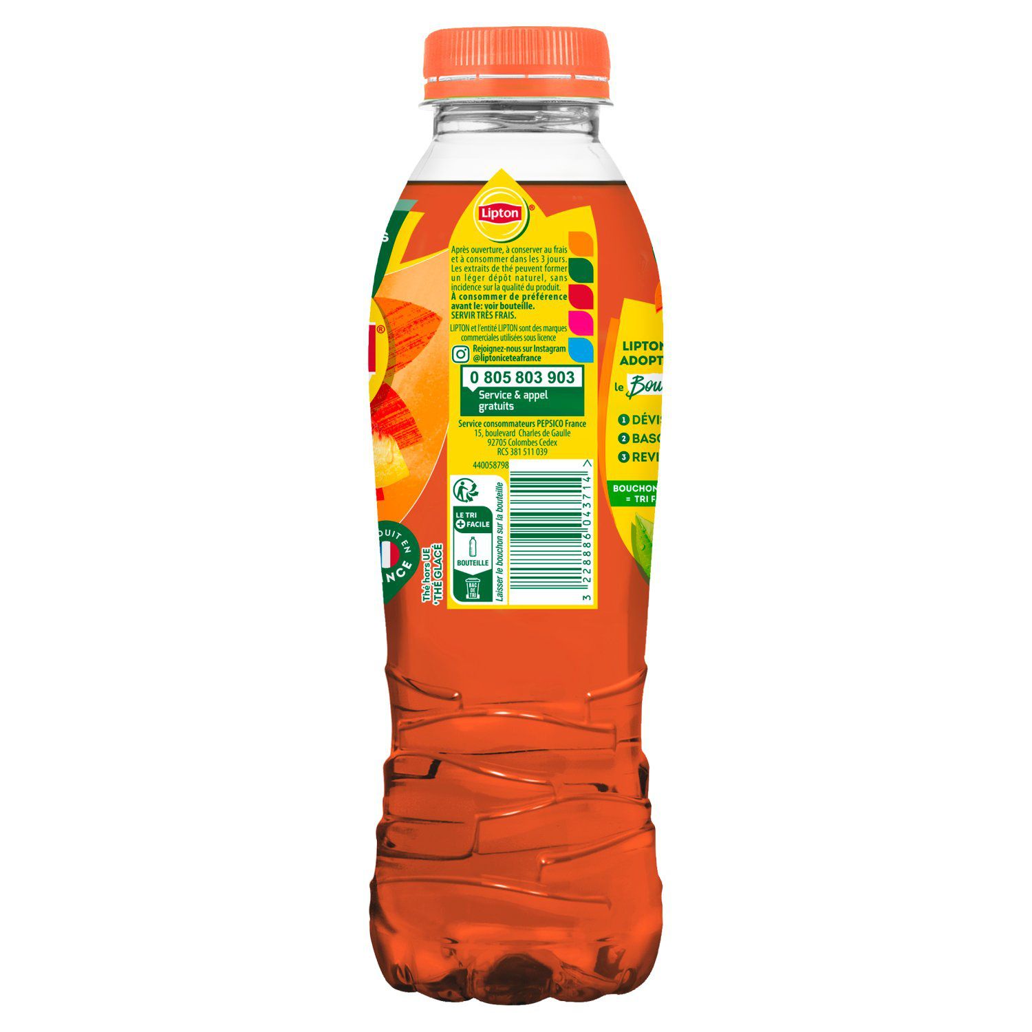 Boisson Thé Glacé Pêche LIPTON