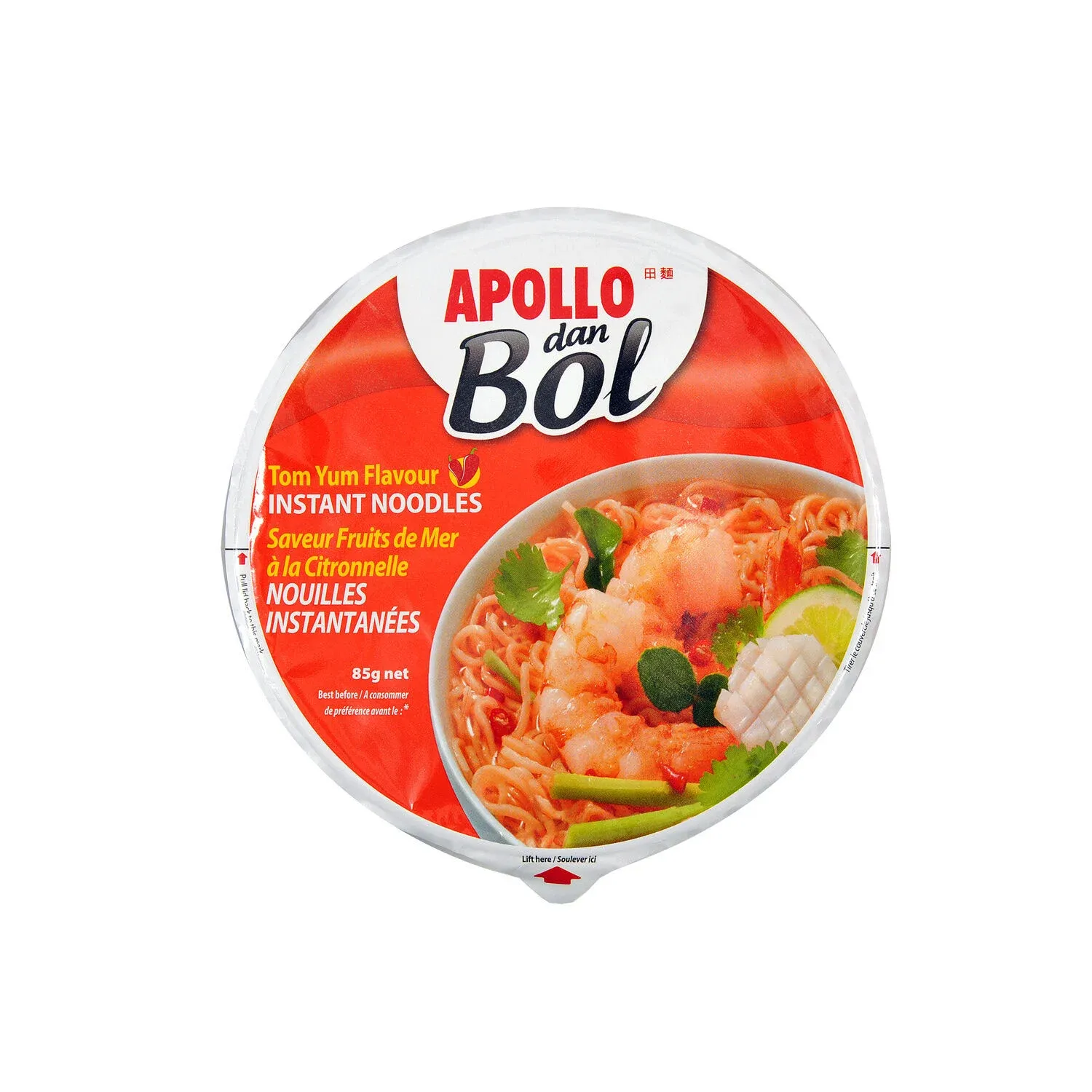 Nouilles dan bol saveur fruits de mer à la citronnelle  APOLLO