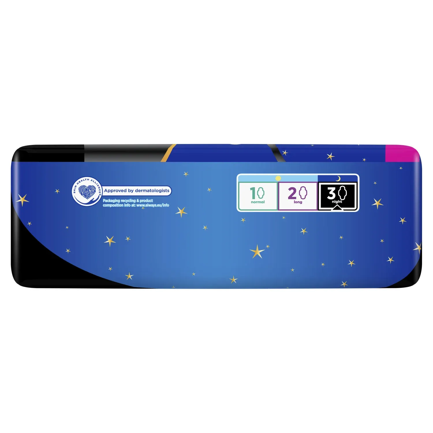 Serviettes Hygiéniques avec Ailettes Maxi Night Taille 3 ALWAYS