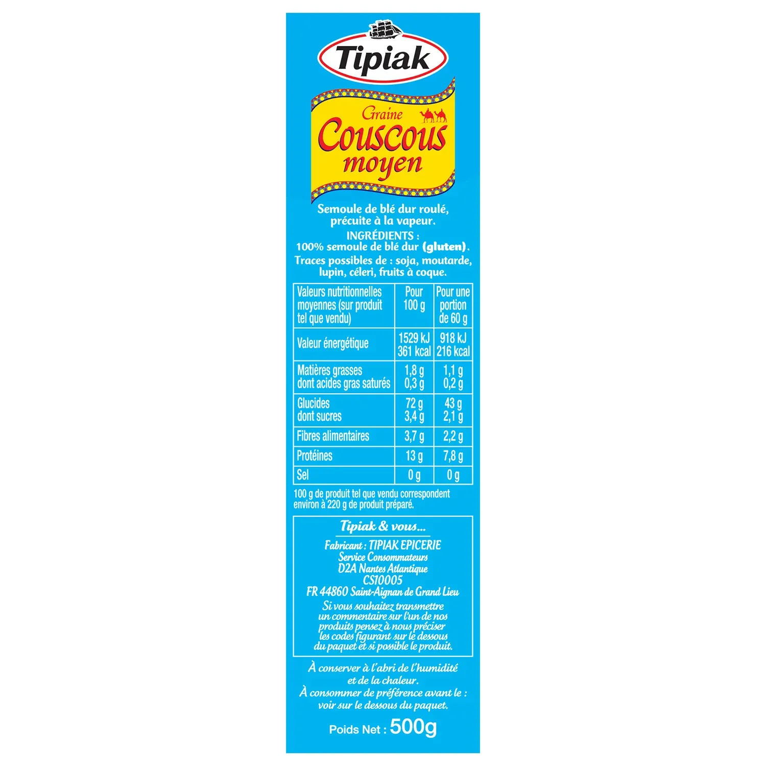 Couscous moyen TIPIAK