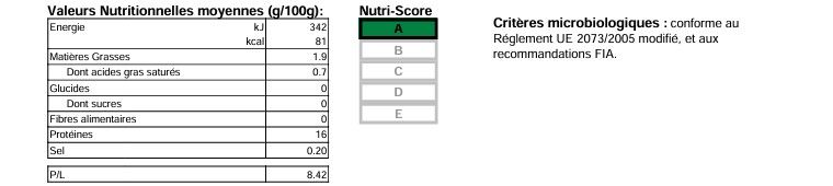 GESIERS DE POULET EN BARQUETTE 500G SOUS ATMO MAITRE COQ CONGELE