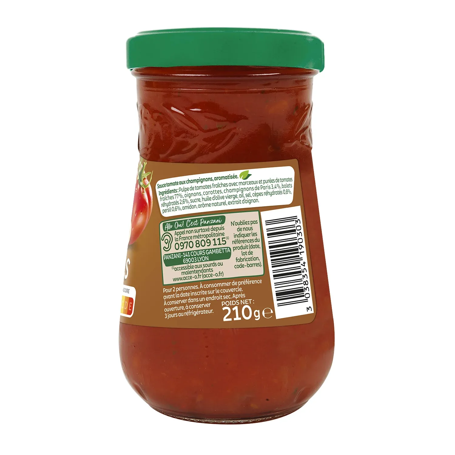 Sauce champignons PANZANI