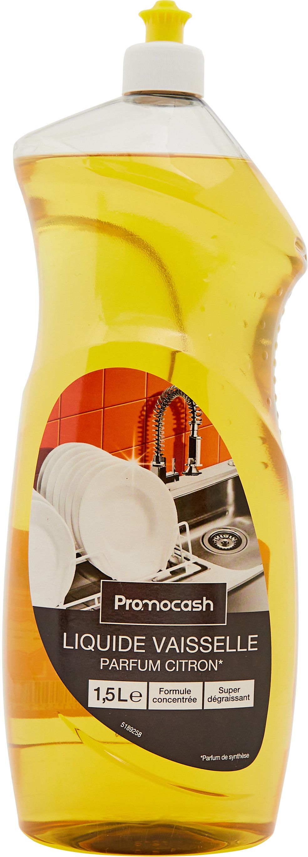 Liquide vaisselle citron 1,5 l