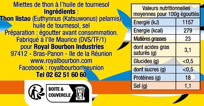 MIETTES DE THON A L HUILE X48