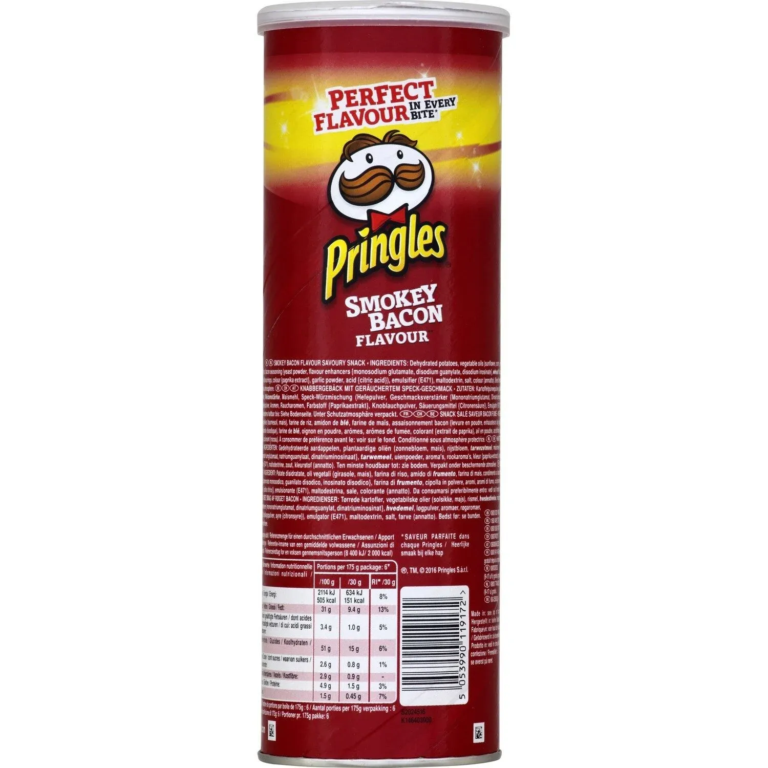 Biscuits apéritifs Smokey Bacon PRINGLES
