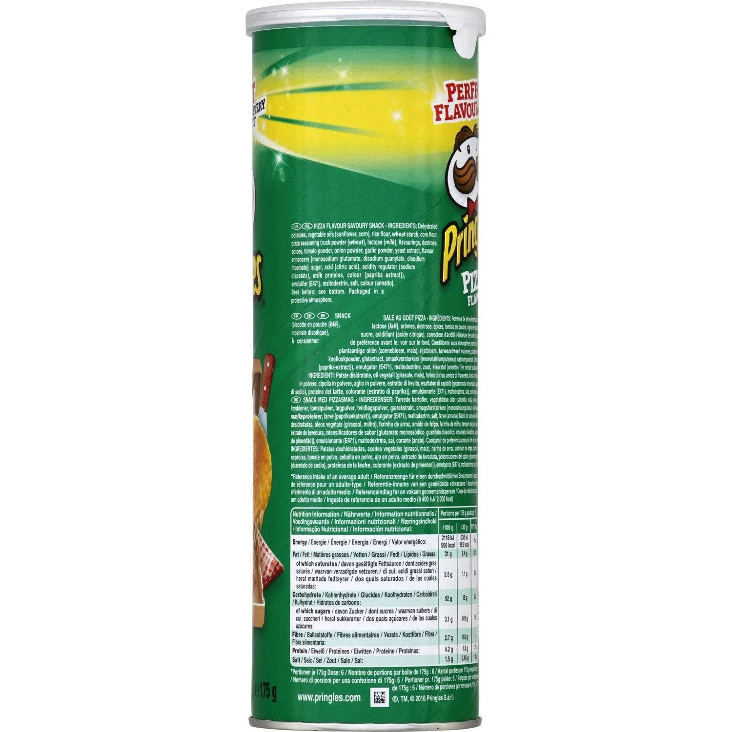 Biscuits apéritifs goût pizza PRINGLES