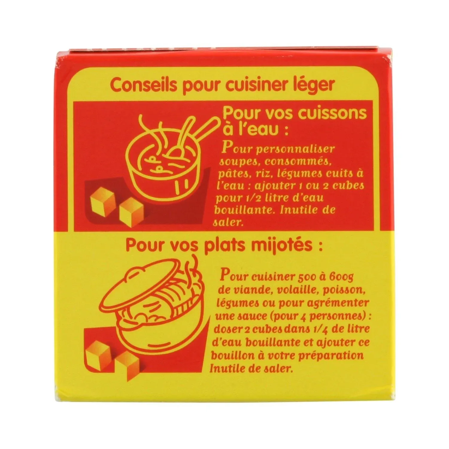 Préparation culinaire bouillon déshydraté KUB OR