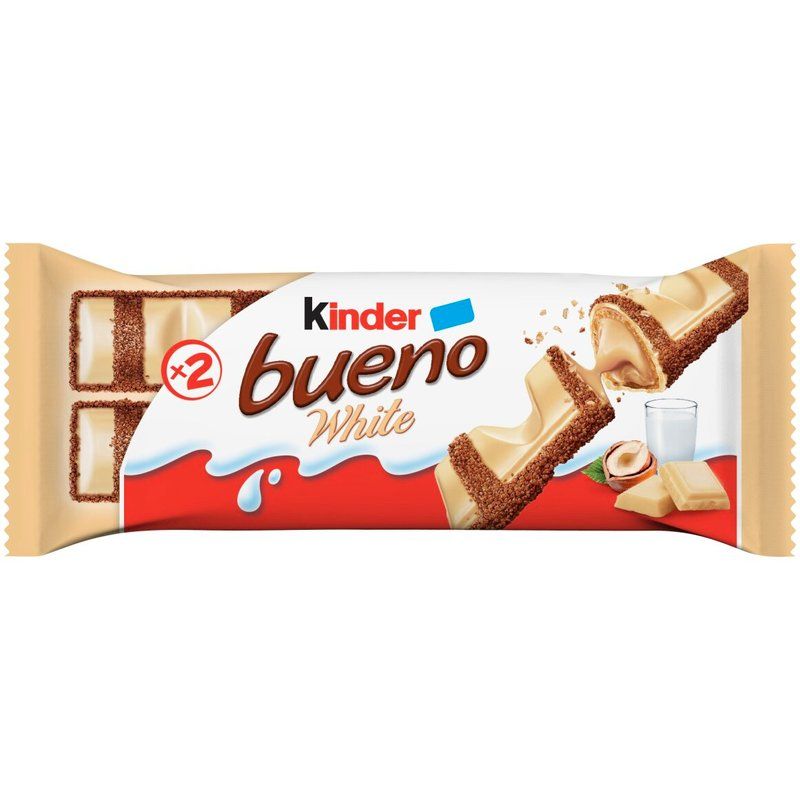 Barres Chocolatées Blanc Noisette 39G T2