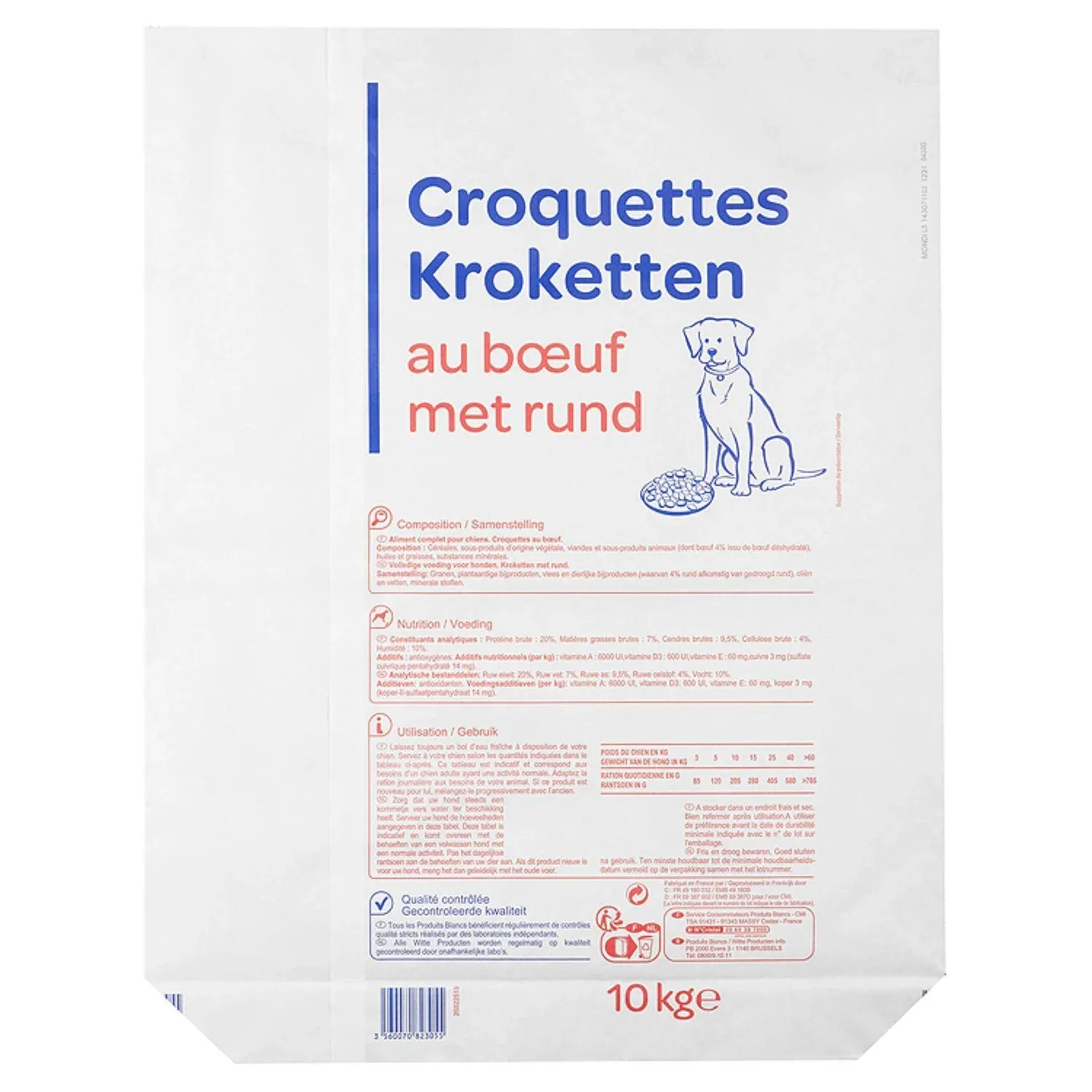 Croquettes Pour Chien Adulte Boeuf SIMPL