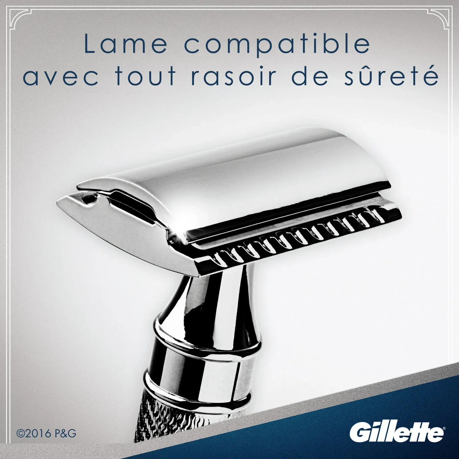 Lames de rasoir Pour Homme Double Edge Platinum GILLETTE