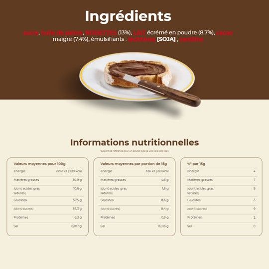 PATE A TART 200G NUTELLA