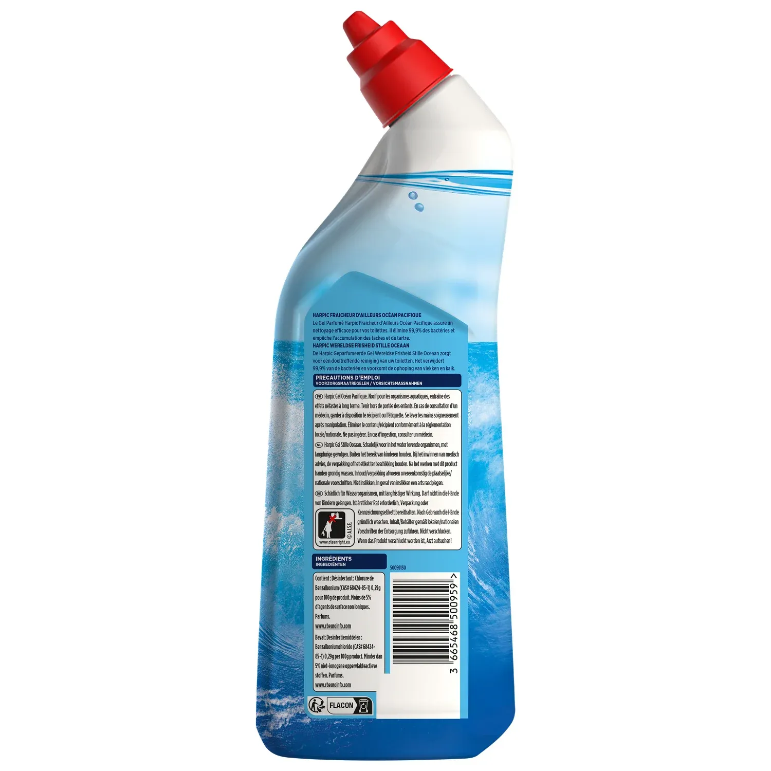 Gel WC Fraîcheur D'Ailleurs Océan Pacifique HARPIC