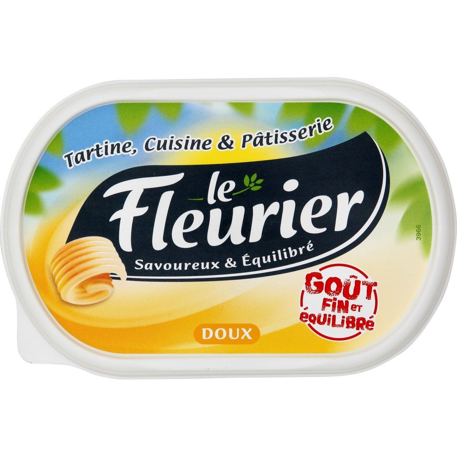 Margarine Doux Tartine Cuisine et Patisserie LE FLEURIER