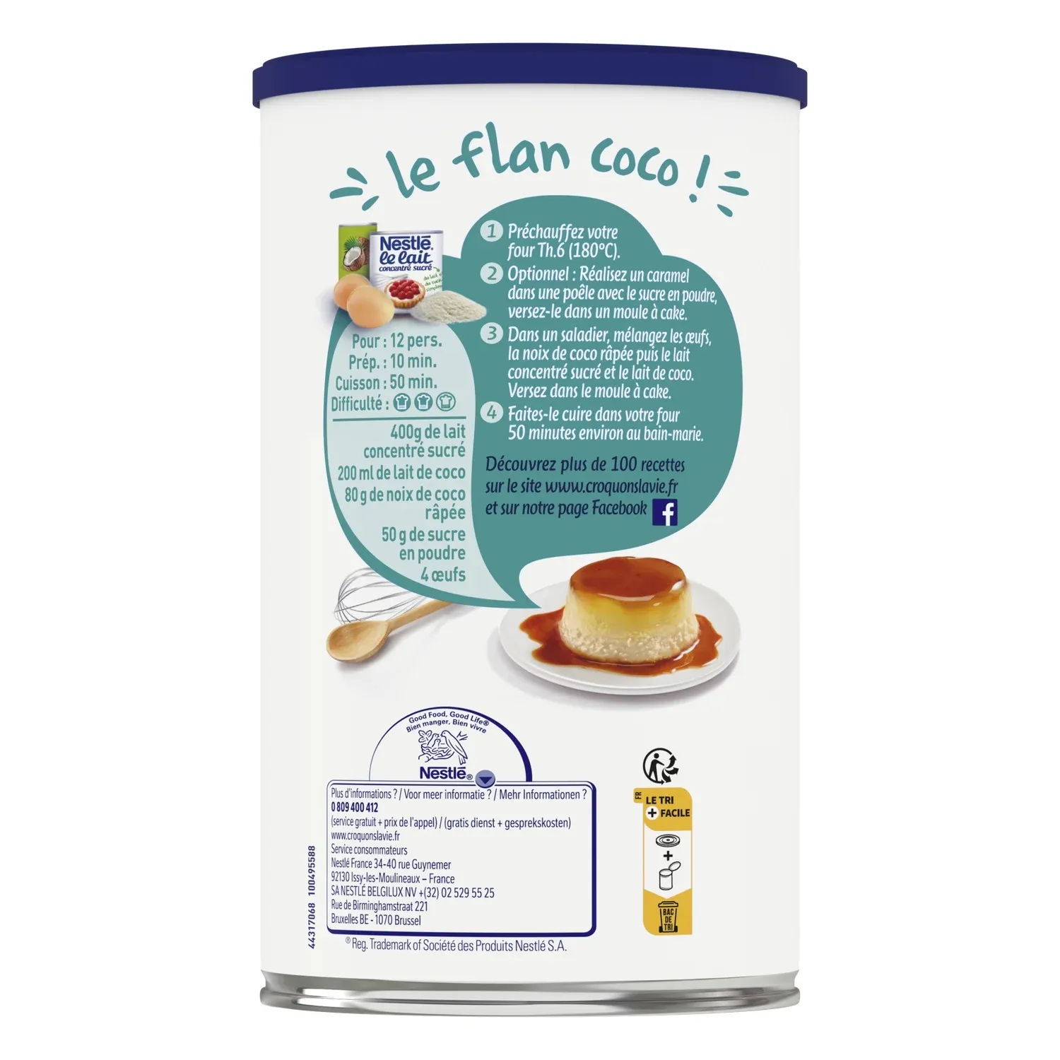 Lait concentré sucré NESTLE