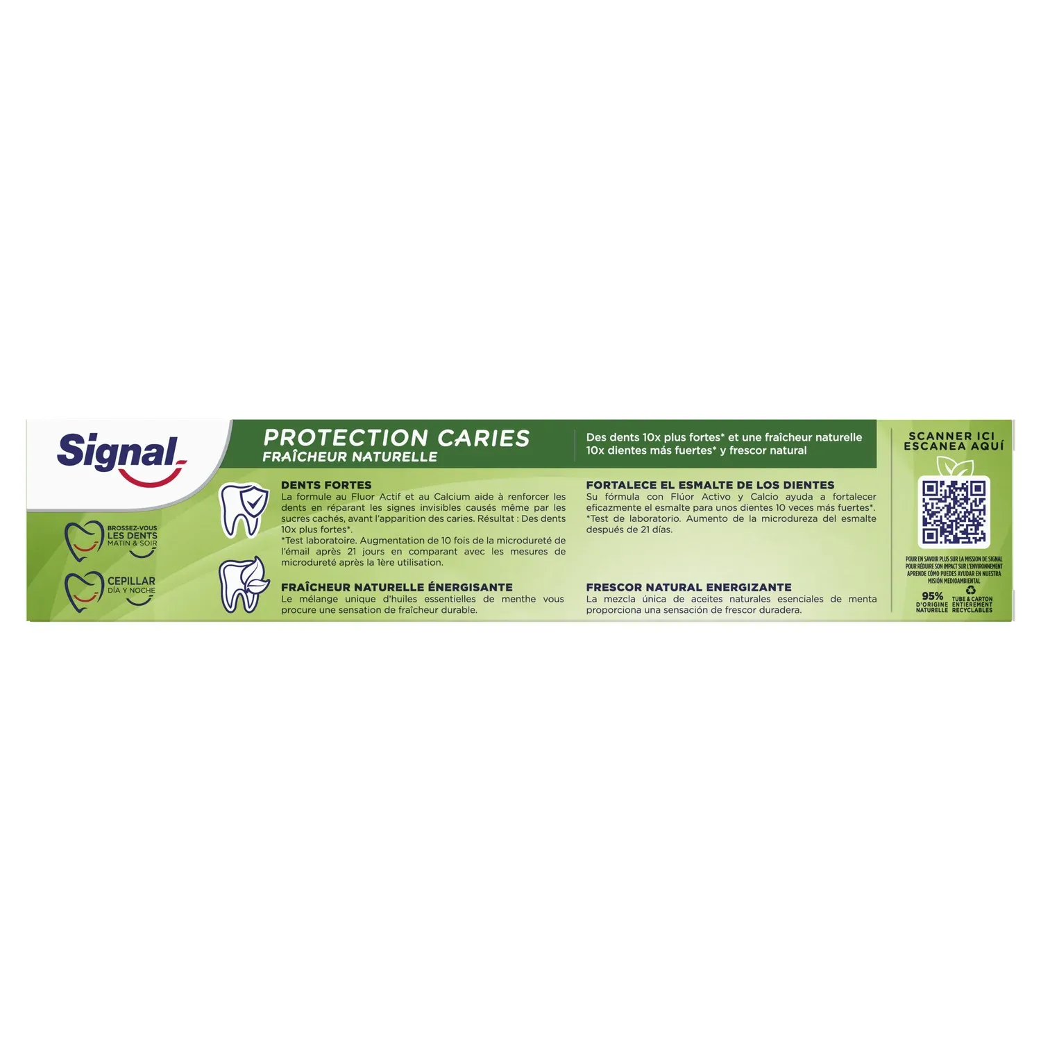 Dentifrice Protection Caries Fraîcheur Naturelle SIGNAL